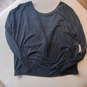 Abercrombie Black Twist Back Top - Size XL